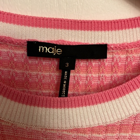 Maje Mime Short Sleeve Sweater - Picture 10 of 13